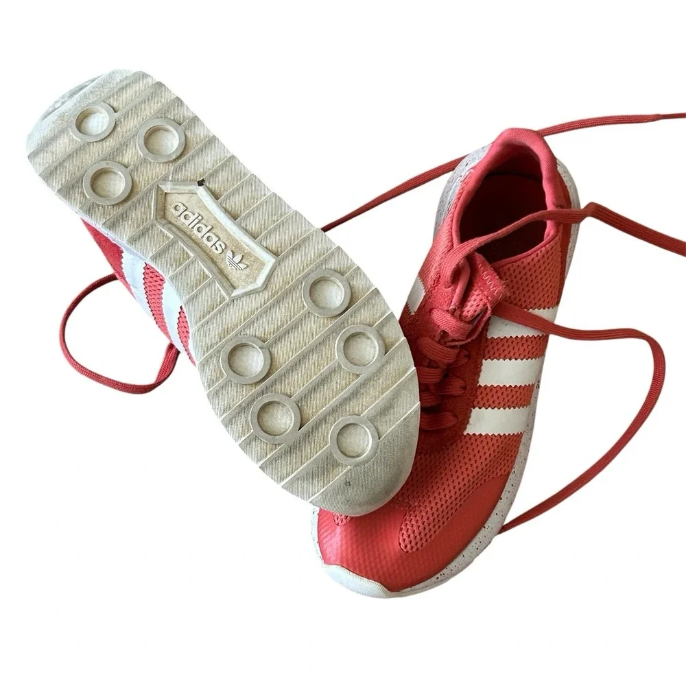 Adidas Flashback Runner Sneakers Trace‎ Scarlet White Women's Retro Trainers